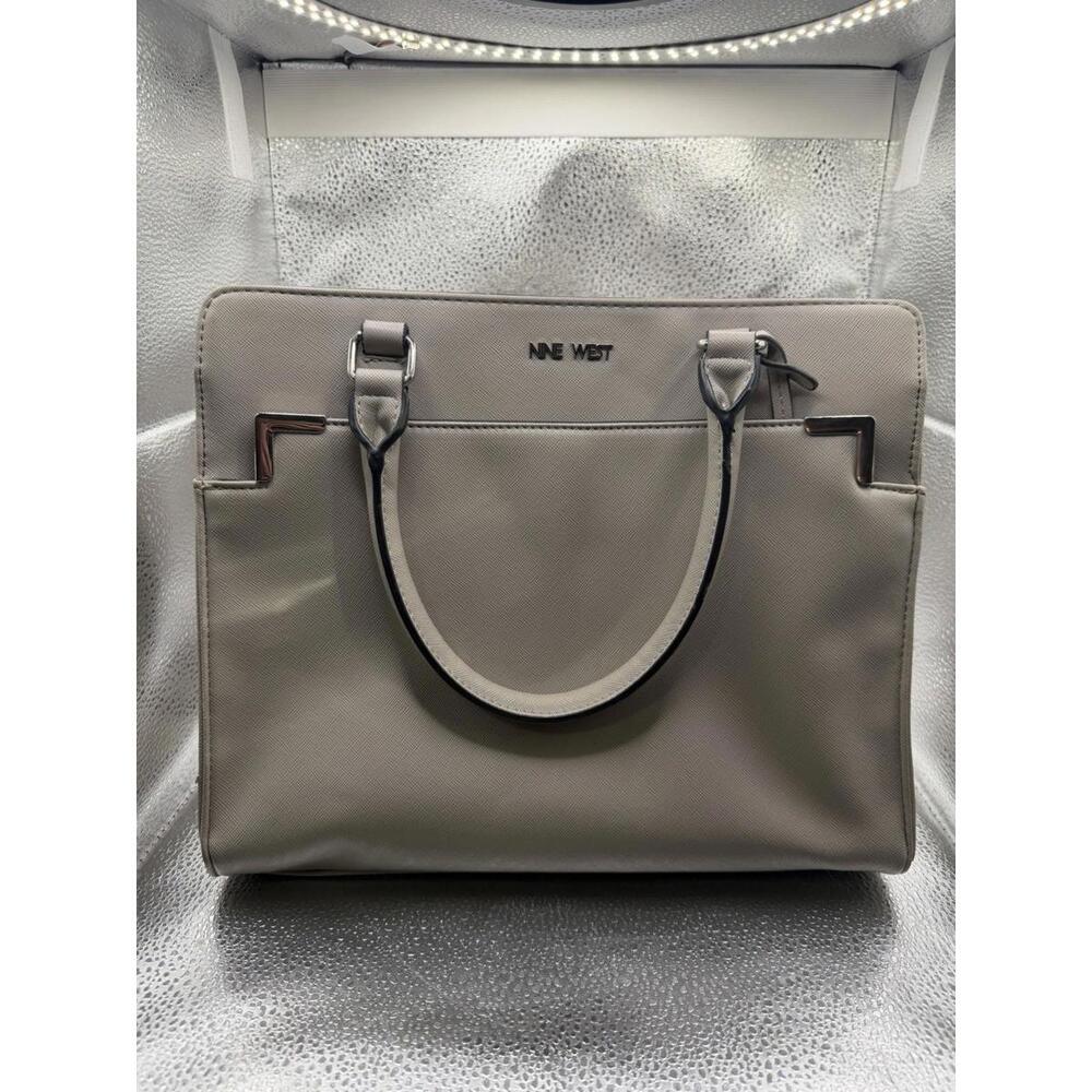 Nine West Canbury Light Slate Gray Leather Women’s Purse